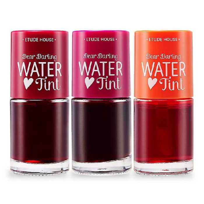 تینت لب اتود هاوس مایع یا رژ لب مایع Water tint رنگ صورتی و نارنجی و قرمز