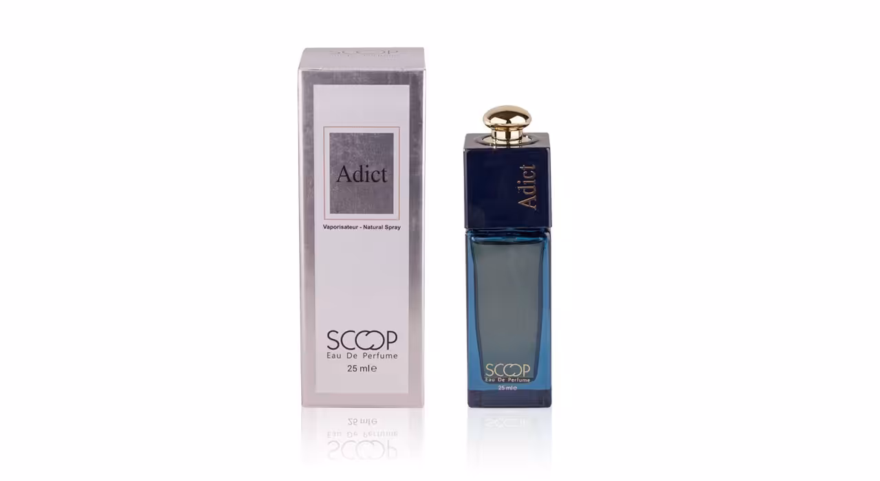 عطر جیبی زنانه اسکوپ مدل Adict حجم 25 میل