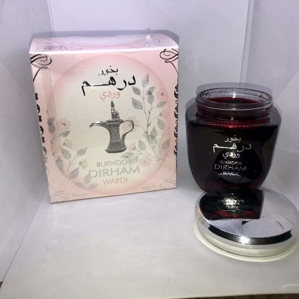 بخور درهم صورتی برند ارض الزعفران ساخت امارات 80گرم