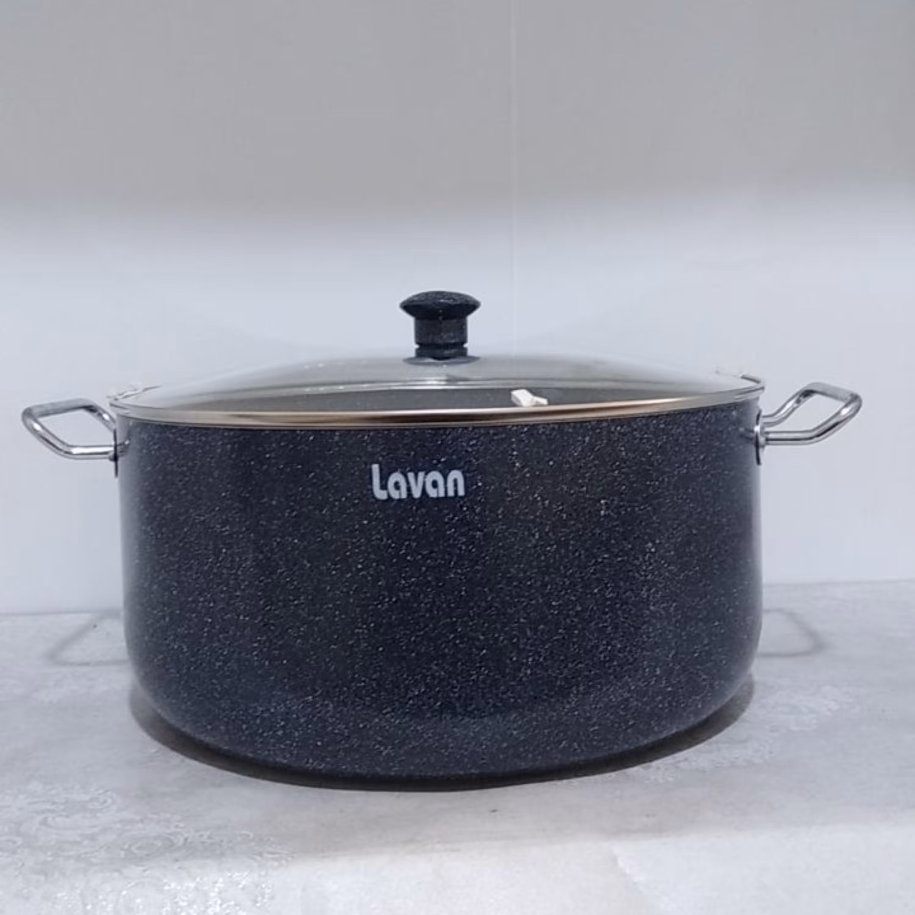 قابلمه گرانیتی سایز 38 مدل تیتان طوسی لاوان ارسال رایگان