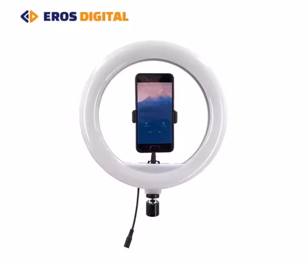 رینگ لایت مدل YQ-320A سایز 12 اینچ بدون پایه