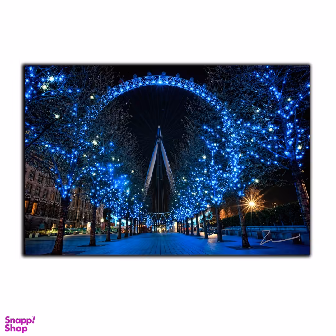 تابلو شاسی بکلیت طرح منظره شهری و ریسه نوری مدل SH-S2813