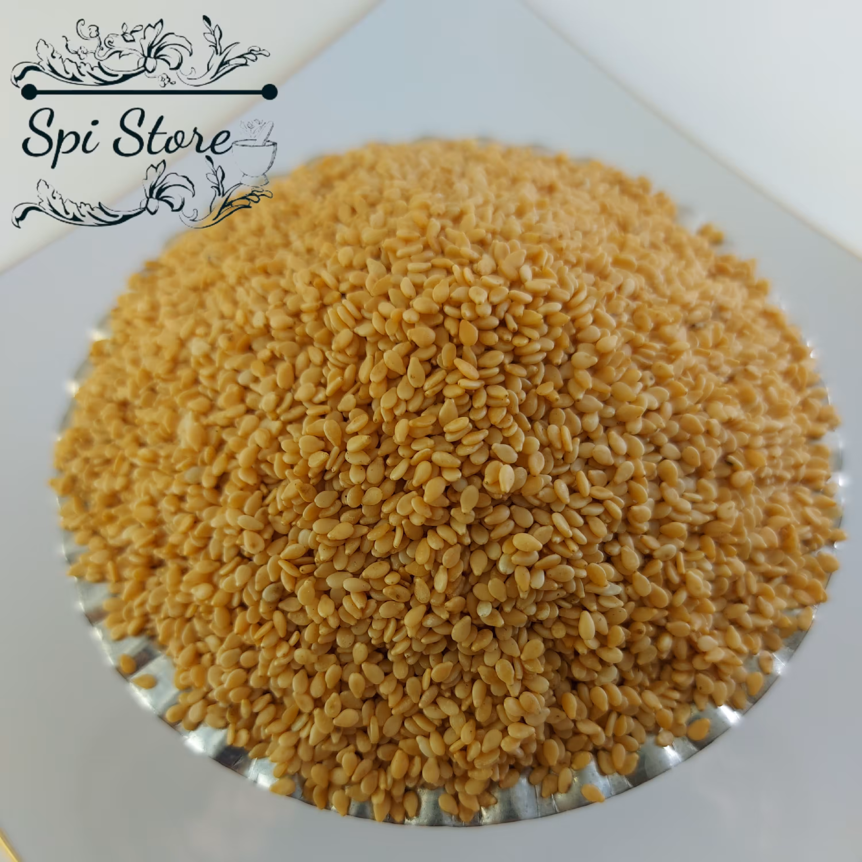 کنجد طلایی  اعلا ( 100 گرمی ) بو داده 