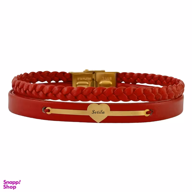 دستبند طلا 18 عیار زنانه لیردا مدل اسم ستیلا  9010