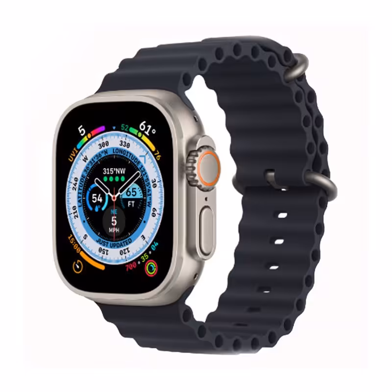 ساعت هوشمند HK مدل Titanium Case HK8 Pro Max-49MM - نقره ای مشکی گارانتی شش ماهه