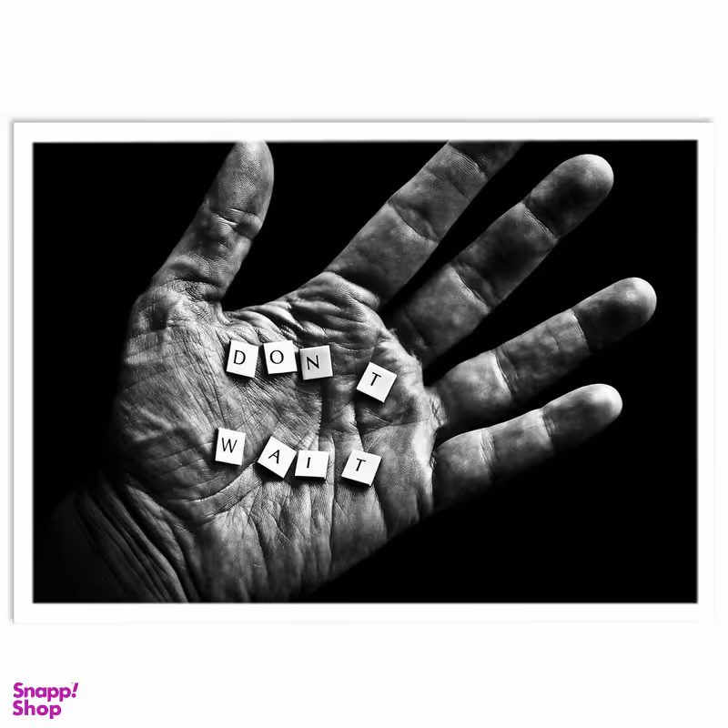 تابلو نوری بکلیت طرح جمله انگیزشی انگلیسی مدل W-15521