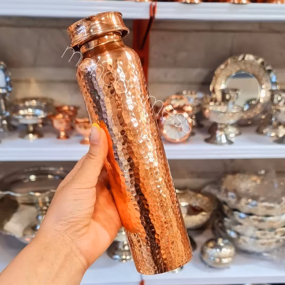 قمقمه مسی چکشی