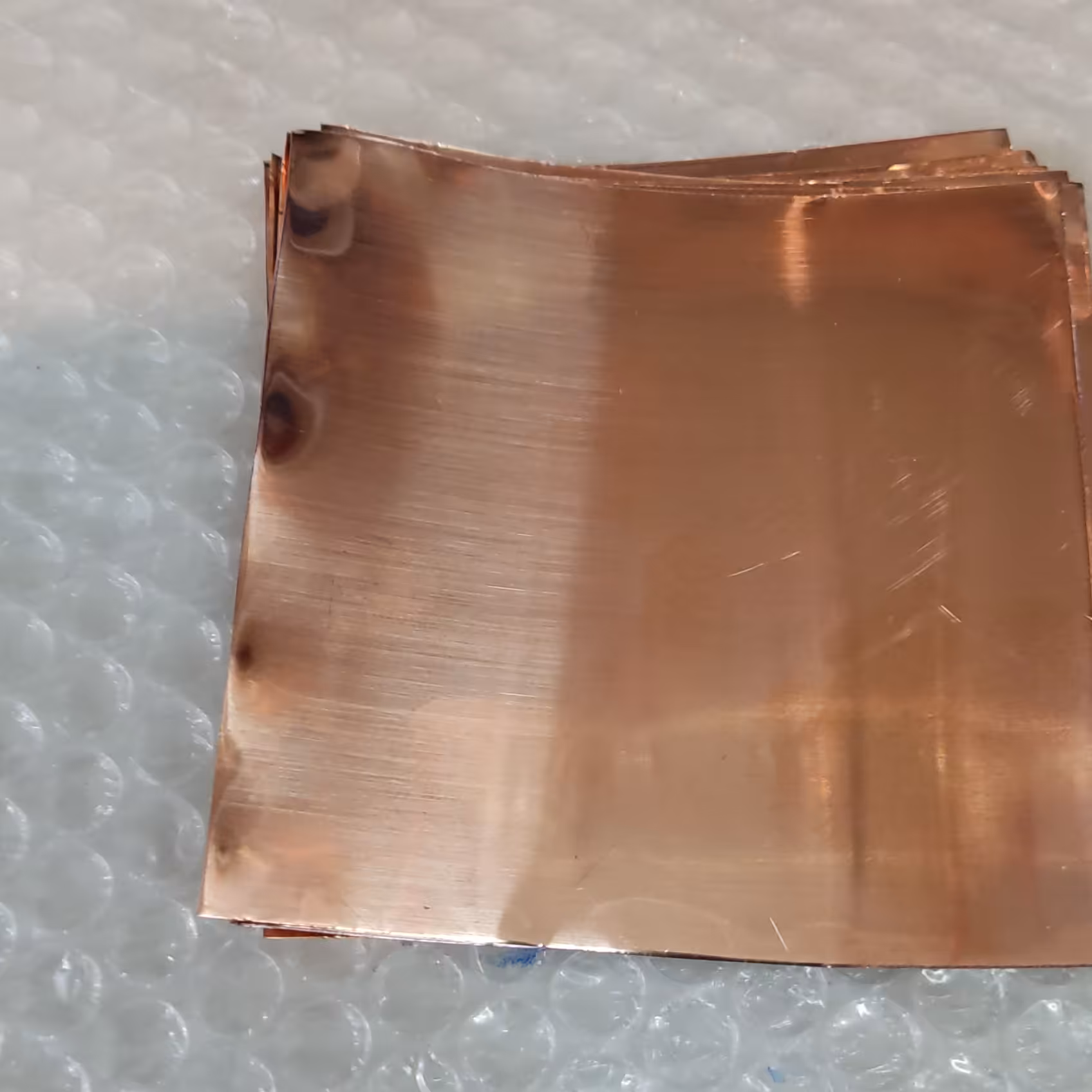 ورق مسی یک دهم ده در دوازده سانت