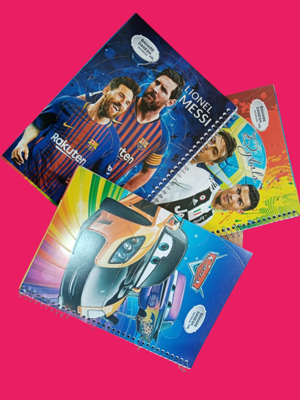 دفتر 80 برگ سیمی جلد گلاسه بهار دانش