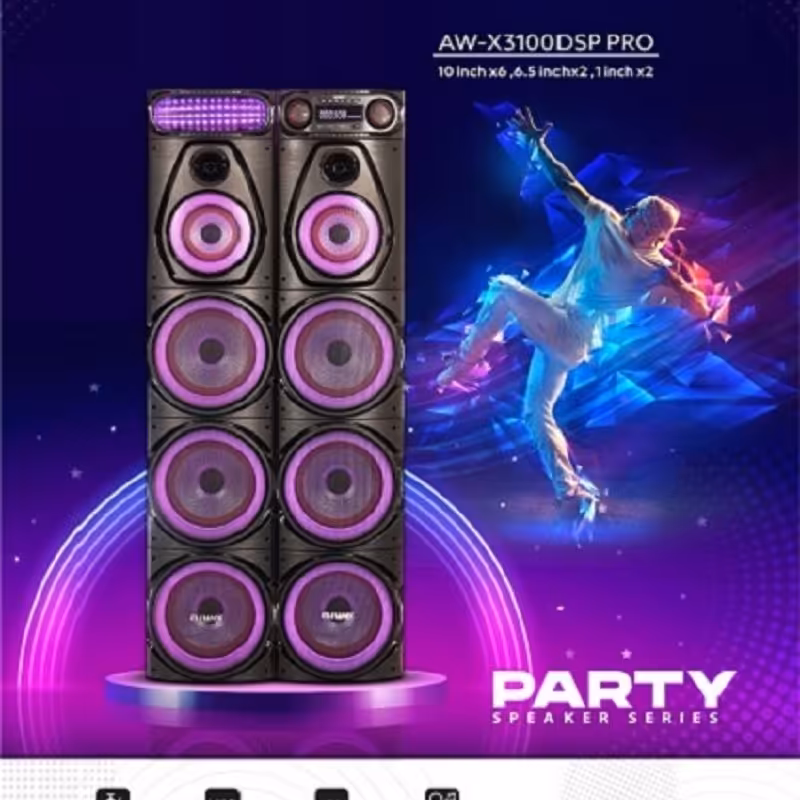 اسپیکر آیوا مدل AW-X3100DSP PRO