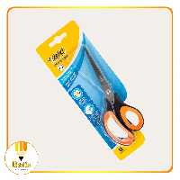 قیچی 210 میلی متری گریپ دار بیک - رنگ طوسی