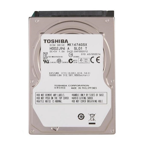 هارد دیسک لپ تاپ توشیبا مدل MK1676GSX با ظرفیت 160 گیگابایت