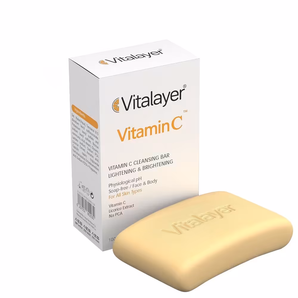 پن روشن کننده پوست ویتامین C ویتالیر 100 گرم

