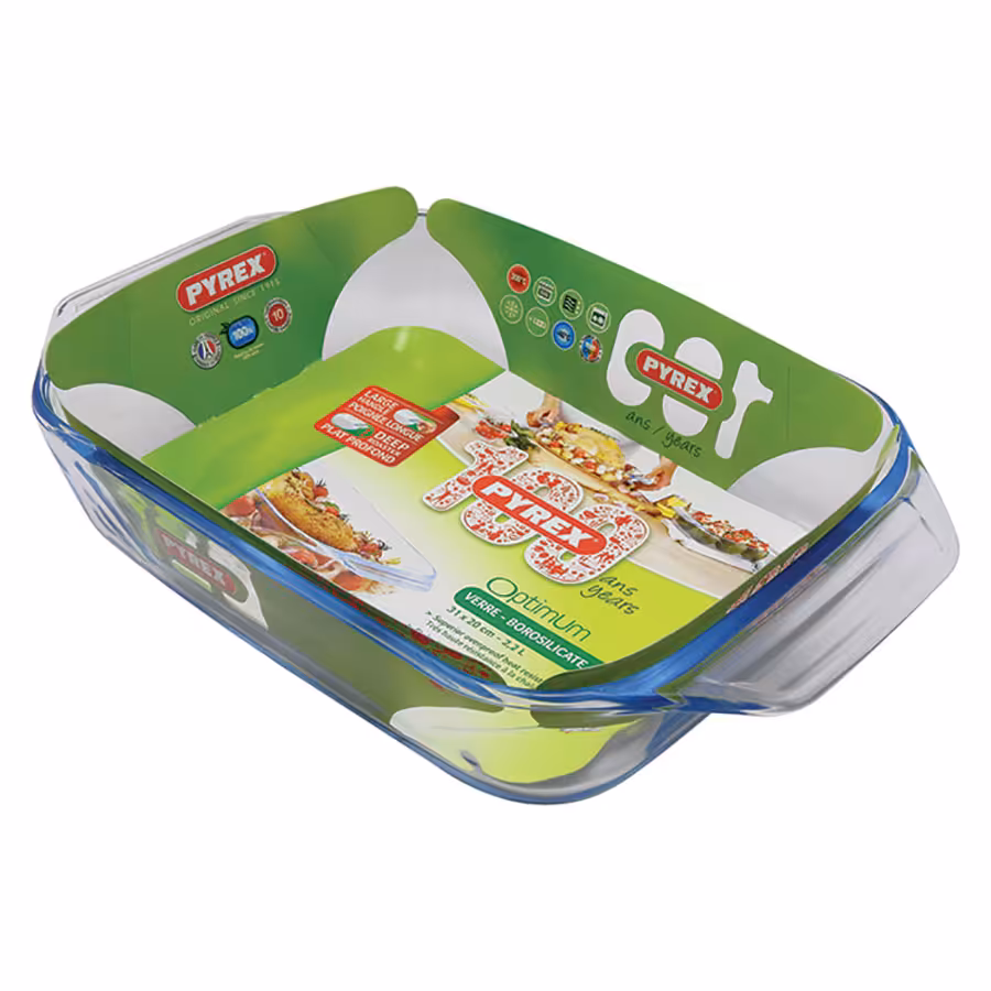 تابه مستطیل پیرکس مدل optimum