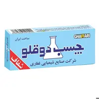 چسب دوقلو شفاف غفاری 16 گرمی