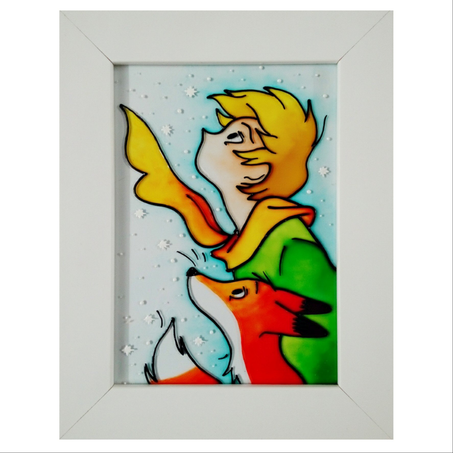 تابلو شازده کوچولو و روباه