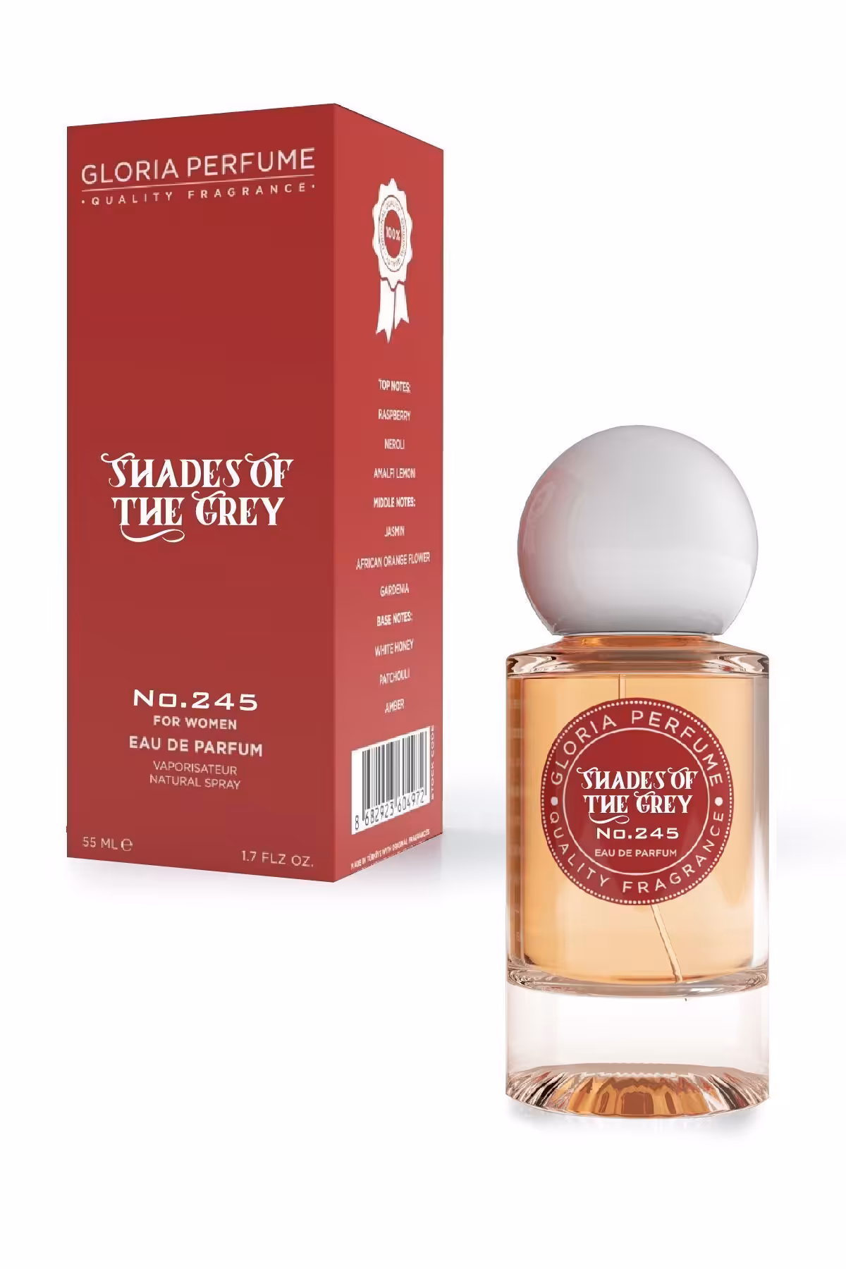 عطر زنانه OF THE GREY 55 ML ادوپرفیوم Gloria Perfume