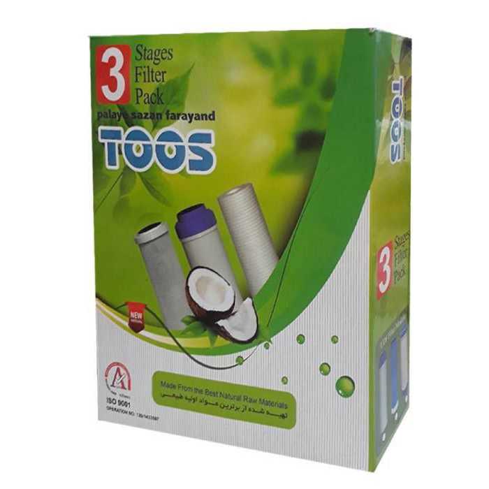 پک فیلتر 1-2-3 دستگاه تصفیه آب خانگی طوس کیفیت عالی