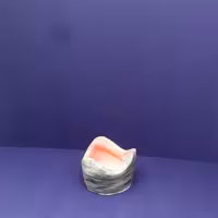 اکسسوری بتنی و سنگ مصنوعی ...وارمر شمع .ارتفاع 4 سانت قطر دهنه 4 و وزن 66 گرمی 