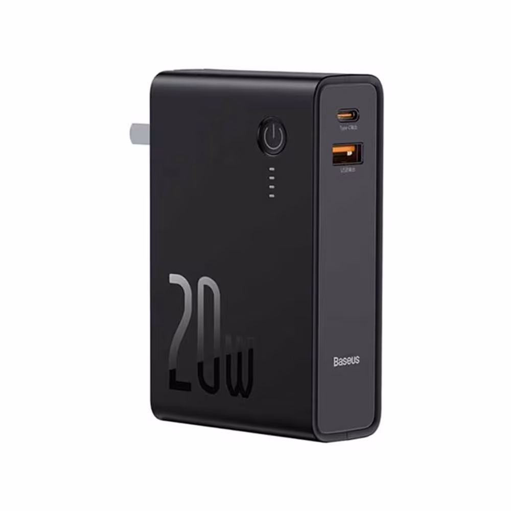 پاور بانک آداپتور 10000 میلی آمپر باسئوس Baseus Power Bank Adaptor 10000mAh 20W