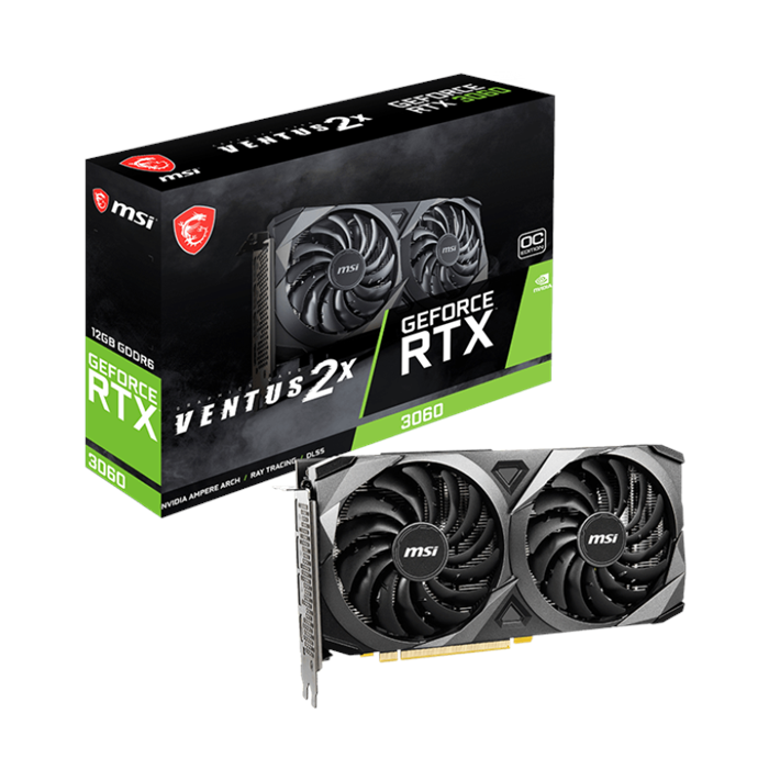 کارت گرافیک ام اس آی GeForce RTX 3060 VENTUS 2X 12G OC