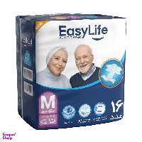 پوشک بزرگسال ایزی لایف سایز ML بسته 16 عددی