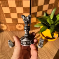 مهره شطرنج پلی استری 16 عددی کد10