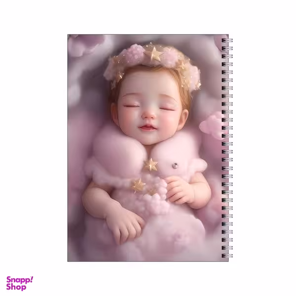 دفتر مشق 50 برگ بامبیلیپ طرح نی نی فرشته کد 9485586