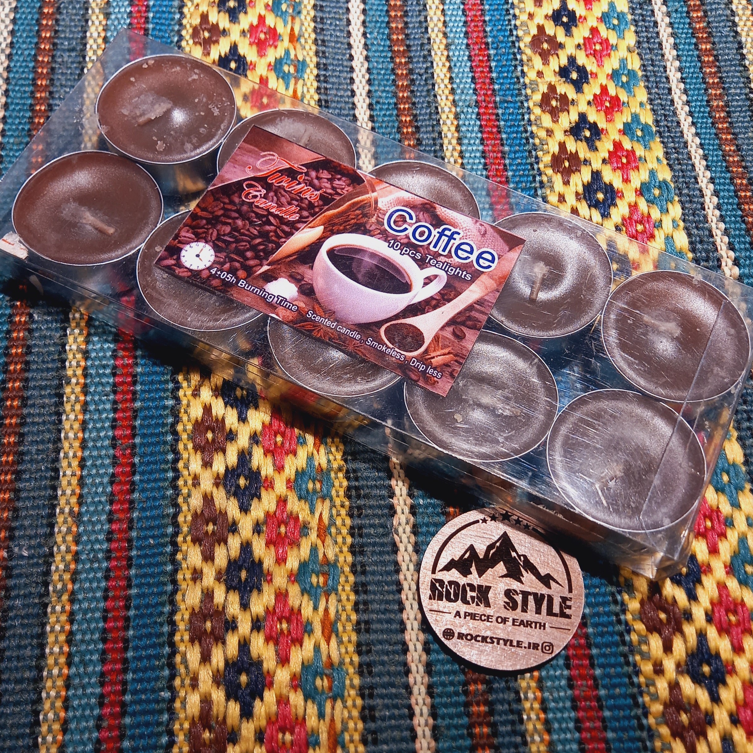 شمع وارمر معطر 10 عددی با رایحه ی قهوه 