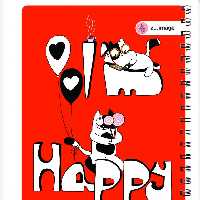 دفتر زبان 80برگ زیماژ کد 13204Zimage

