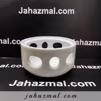 وارمر قوری دو نفره هتلی سفید چینی تقدیس