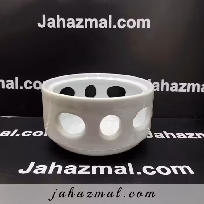 وارمر قوری دو نفره هتلی سفید چینی تقدیس