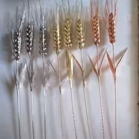 خوشه ی گندم مسی وبرنجی