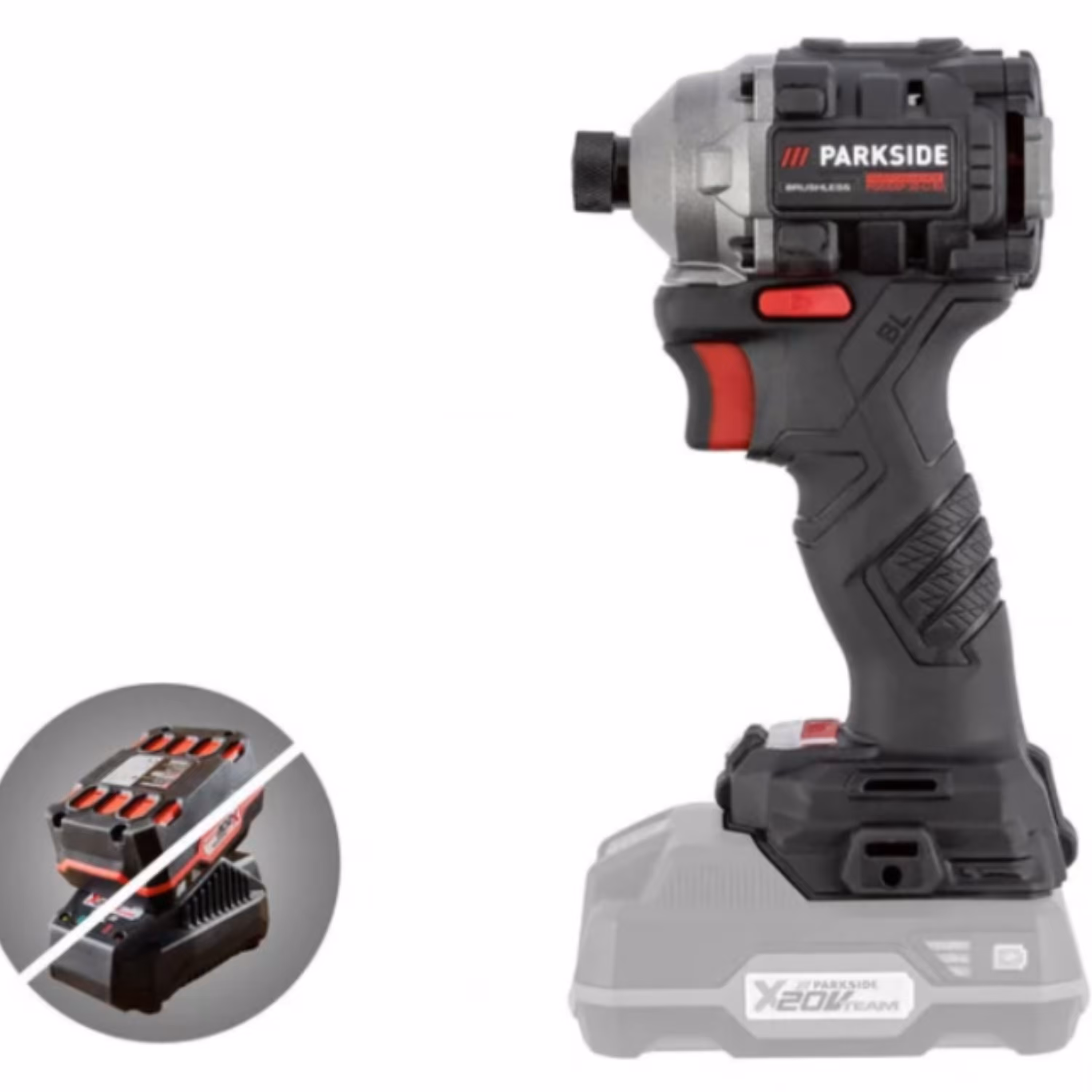 پیچ گوشتی ضربه ای براشلس پارکساید مدل PDSSAP 20-Li B2