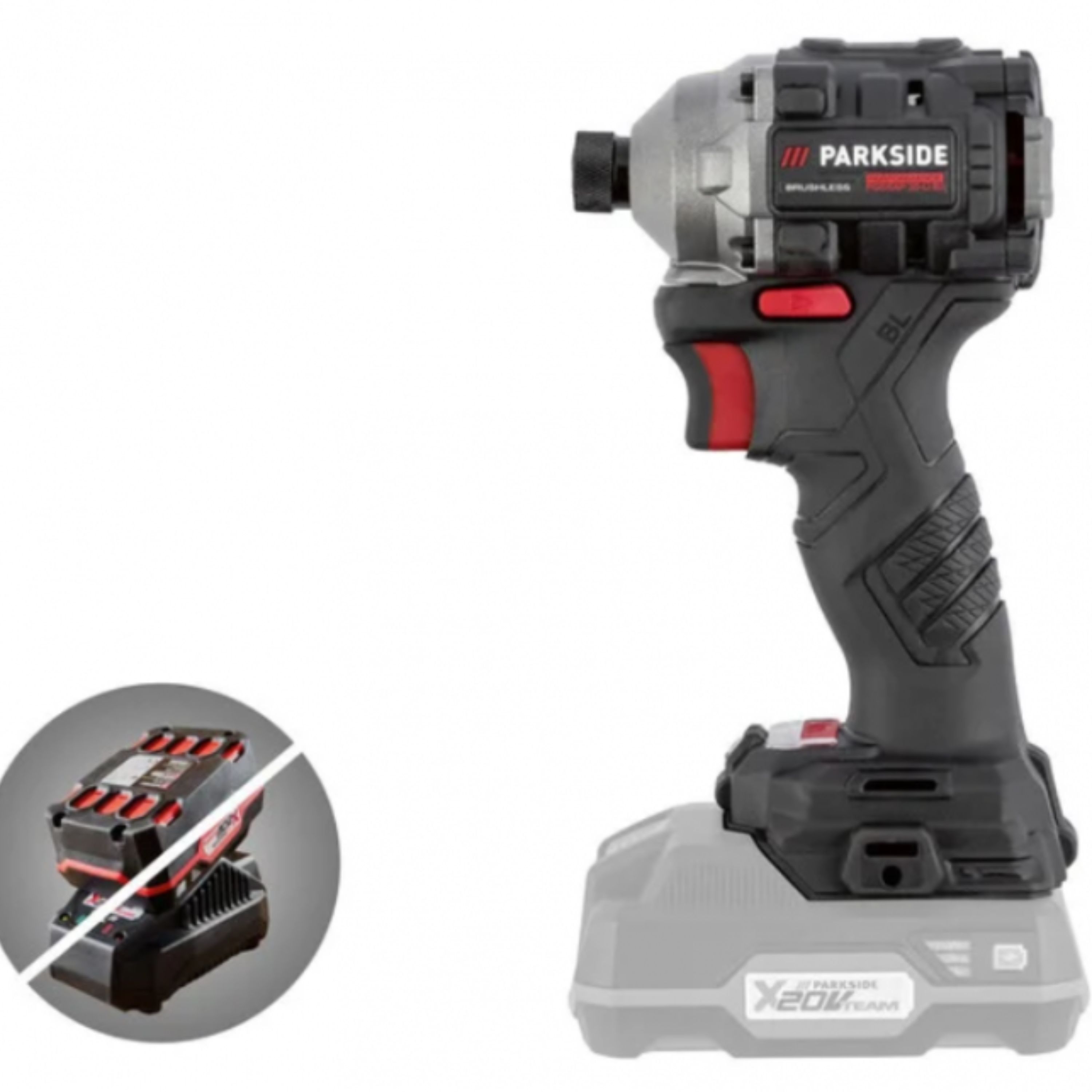 پیچ گوشتی ضربه ای براشلس پارکساید مدل PDSSAP 20-Li B2