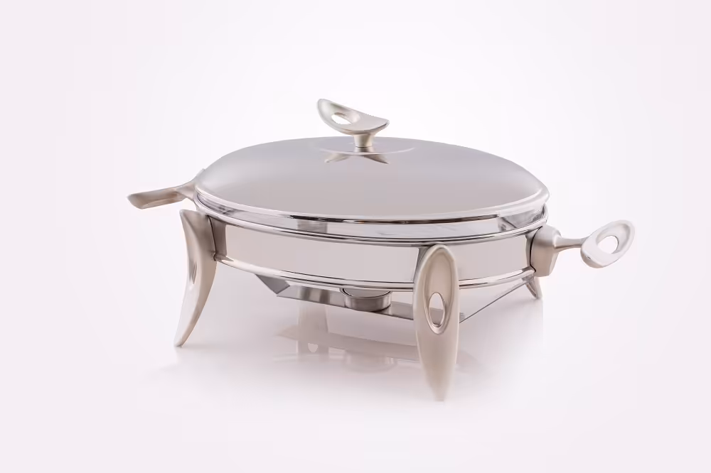 سوفله خوری بیضی بزرگ تک استیل 918