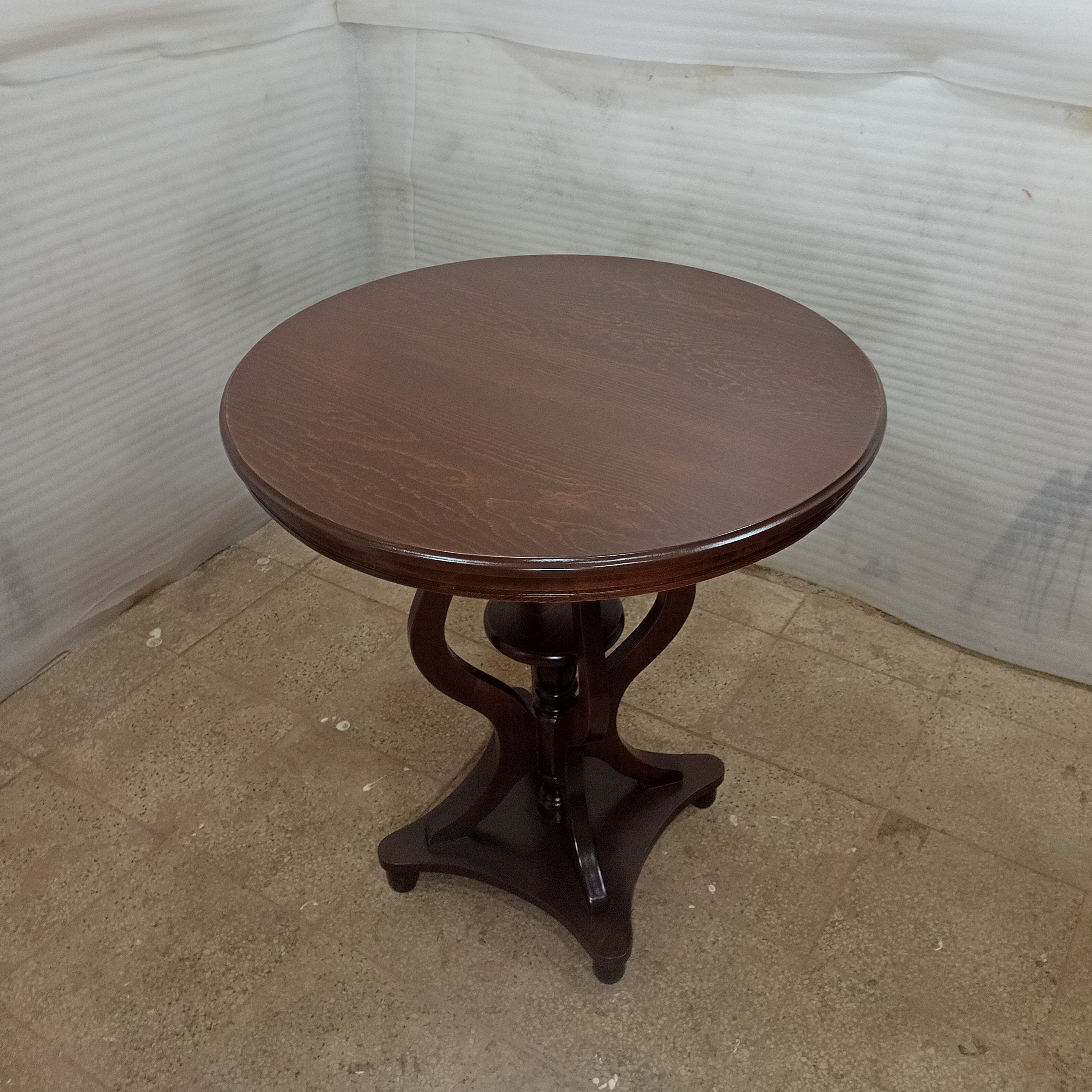 میز تلفن کنار سالنی فانوسی چوب راش گرجستان ضمانت 36ماهه بسیار شیک و زیبا 