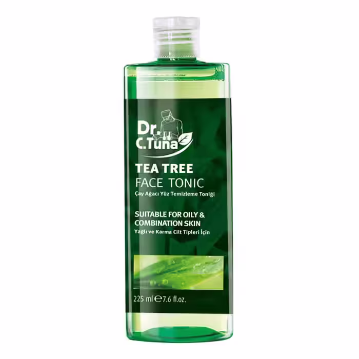 تونر پاک کننده صورت دکتر سی تونا مدل Tea Tree حجم 225 میلی لیتر - فروشگاه تخصصی محصولات پوست و مو تیراژه