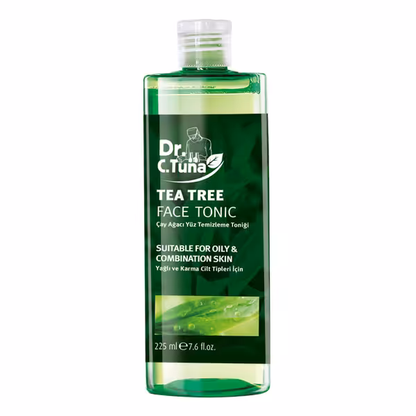 تونر پاک کننده صورت دکتر سی تونا مدل Tea Tree حجم 225 میلی لیتر - فروشگاه تخصصی محصولات پوست و مو تیراژه