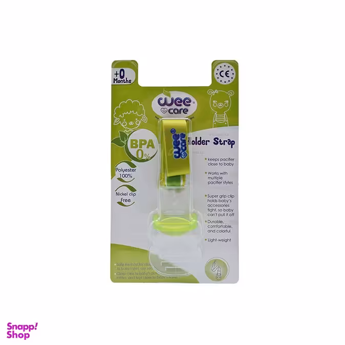 زنجیر پستانک پارچه ای وی کر (Wee care) مدل آ 801