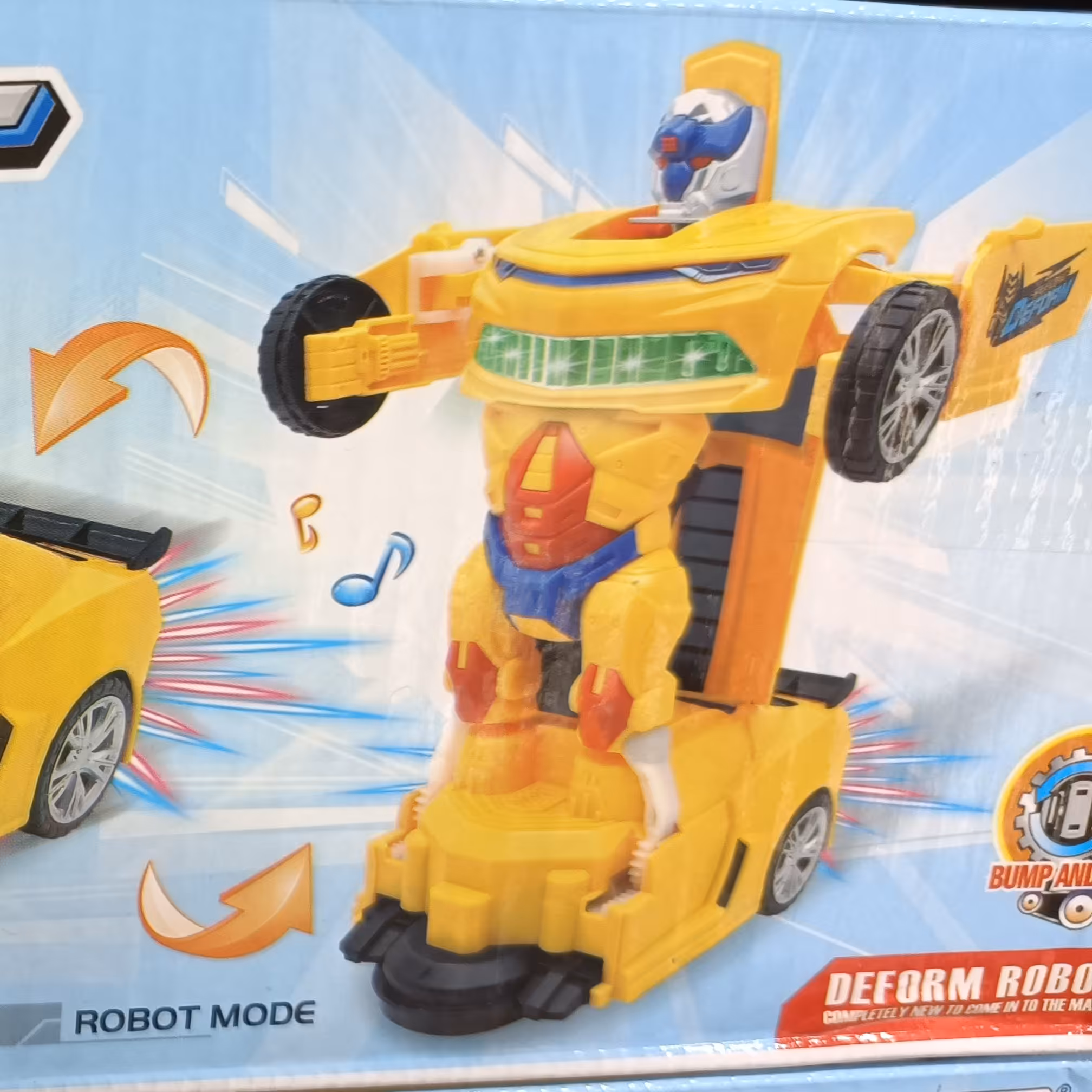 ماشین رباتی دی تودی بچه گانه