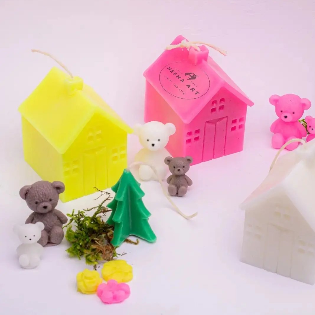 شمع مدل کلبه 