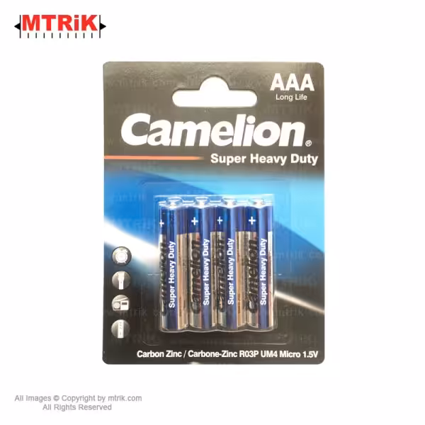 باتری نیم قلمی کملیون مدل R03P-BP4B