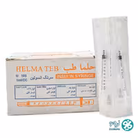 سرنگ انسولین سر جدا لوئر اسلیپ حلما طب گیج 27