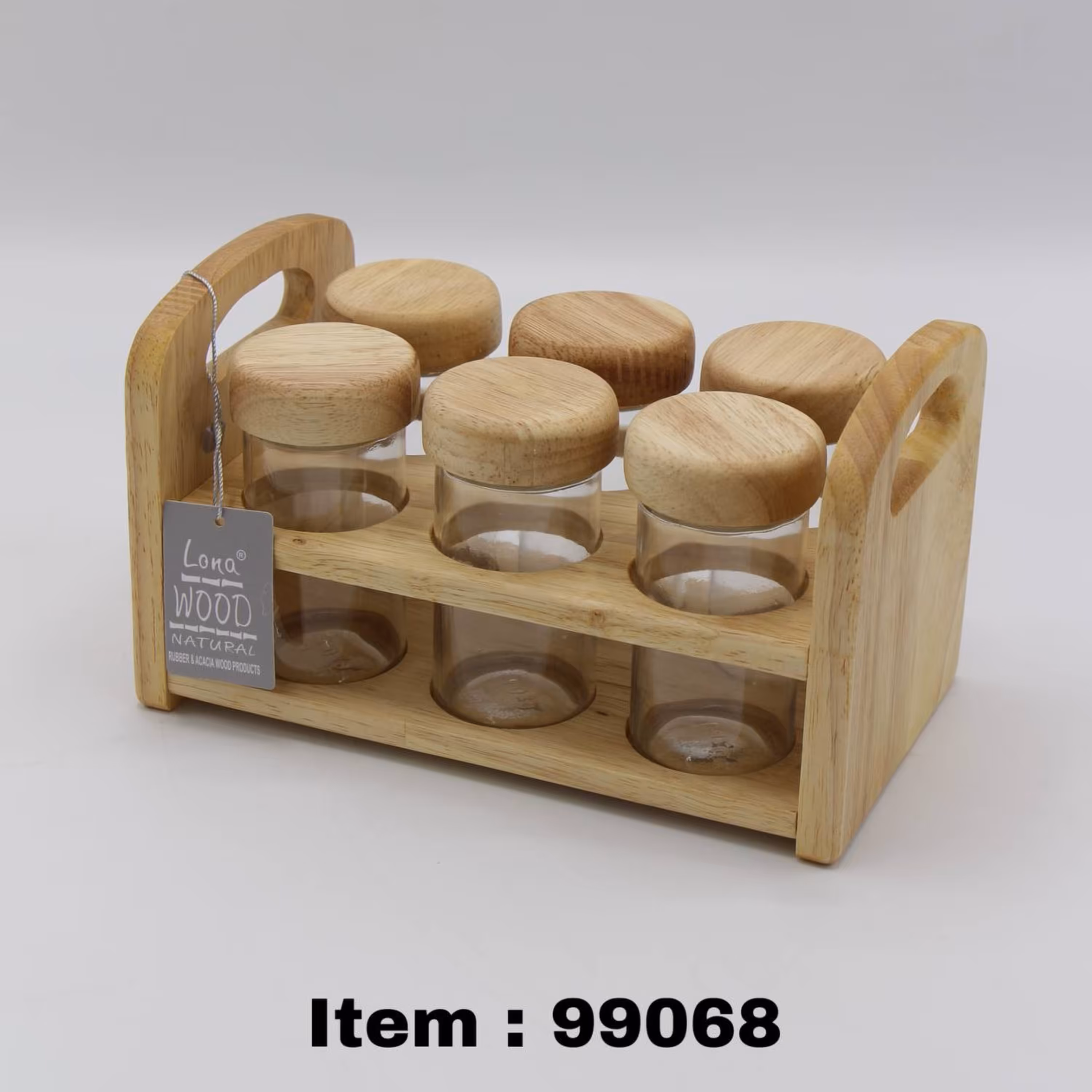 جا ادویه چوبی رابروود 6 تایی کد99068