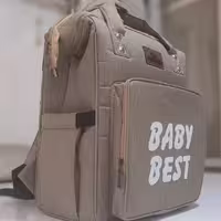 کیف لوازم نوزاد برند baby best                      رنگبندی کرم .طوسی.مشکی  
