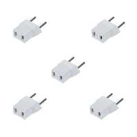 تبدیل دوشاخه برق 2 به 2 مدل 2TO2 بسته 5 عددی