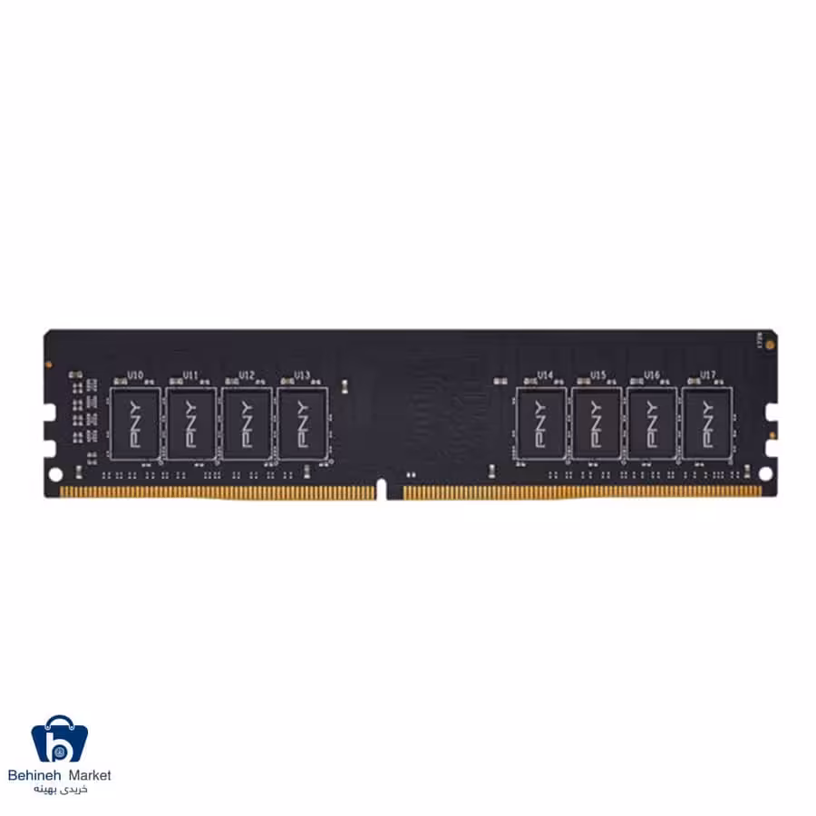 رم دسکتاپ پی‌ان‌وای مدل PERFORMANCE 16GB-DDR4-2666MHz-CL19-Single Channel