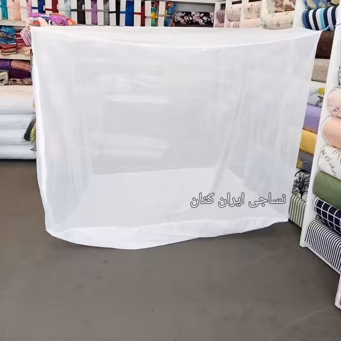 پشه بند سنتی حریر و کفی دار با ابعاد 3 در 2 متر