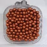 مروارید خوراکی تزئینی رنگ مسی